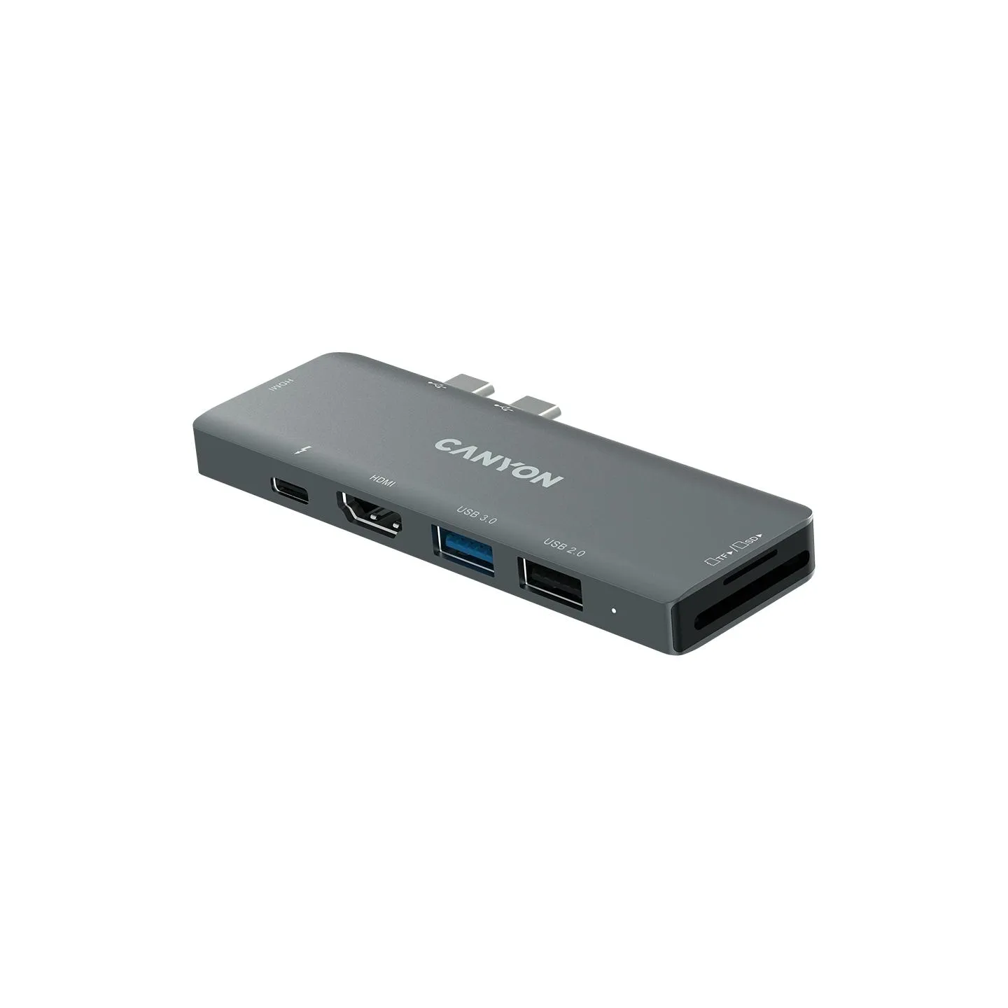 Canyon hub DS-5 7in1 Thunderbolt 3 Space Grey