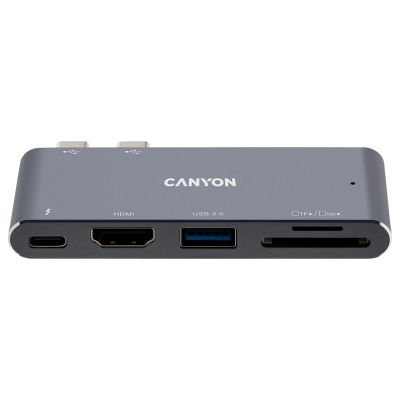 Canyon hub DS-5 5in1 Thunderbolt 3 4k Space Grey
