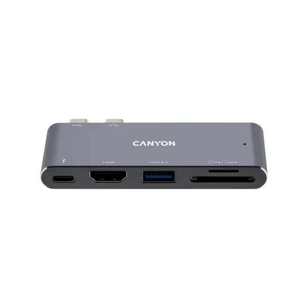 Canyon hub DS-5 5in1 Thunderbolt 3 4k Space Grey