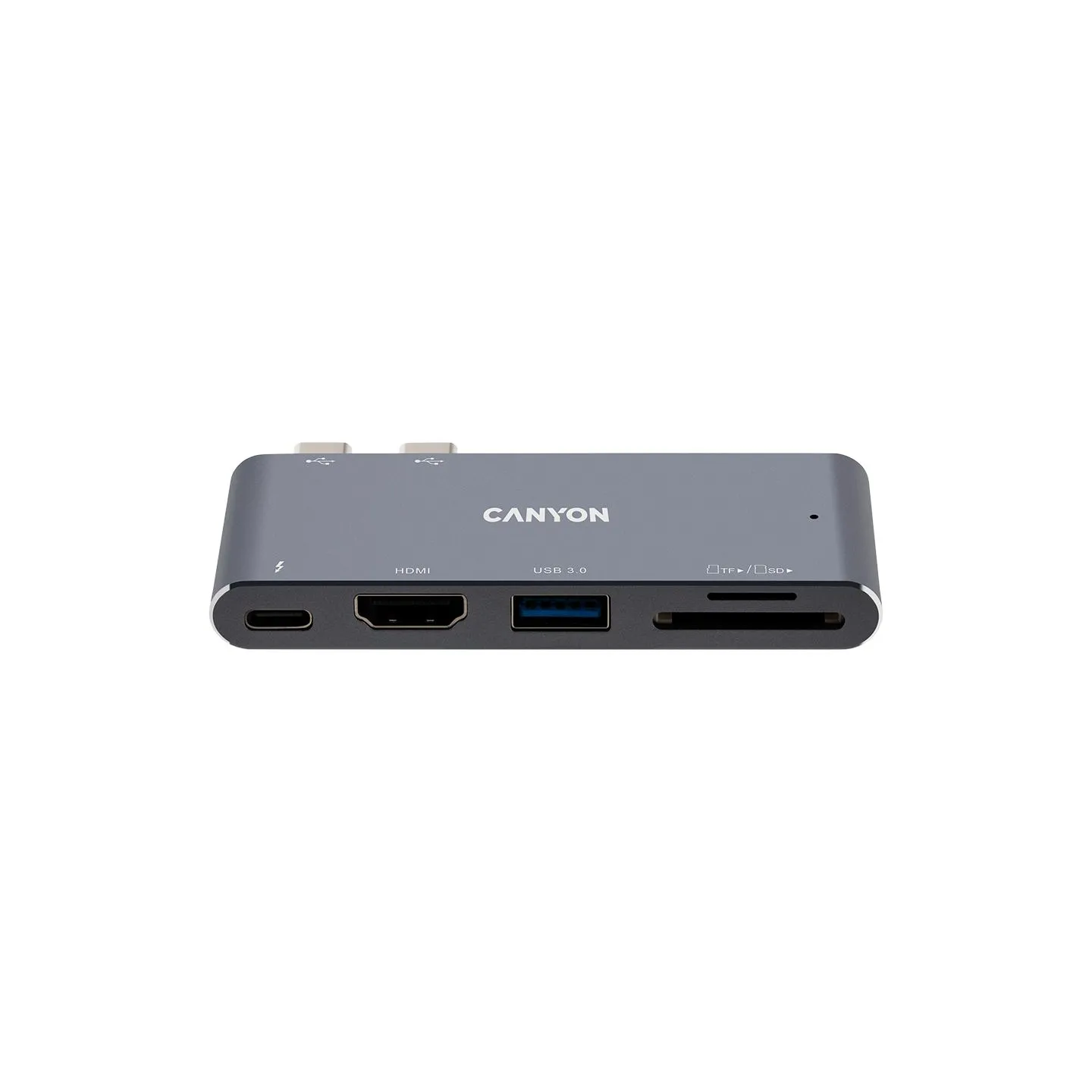 Canyon hub DS-5 5in1 Thunderbolt 3 4k Space Grey
