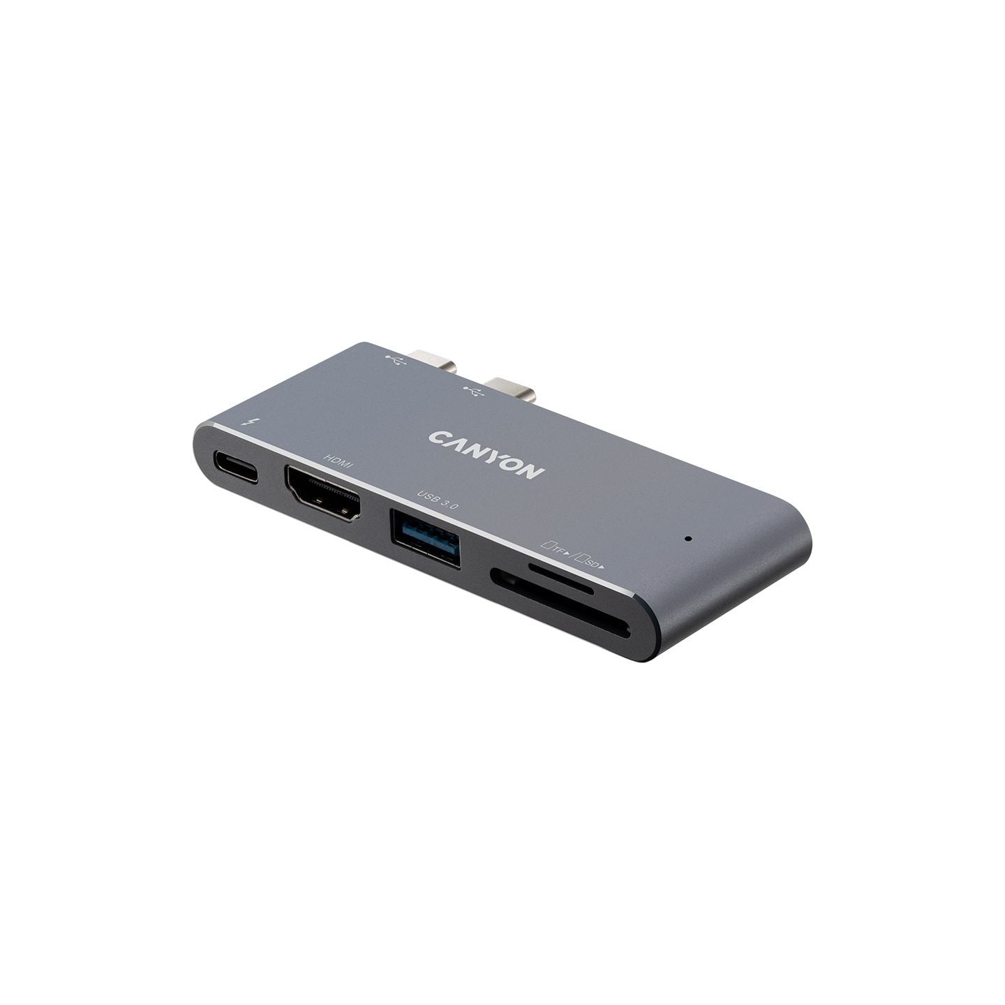 Canyon hub DS-5 5in1 Thunderbolt 3 4k Space Grey