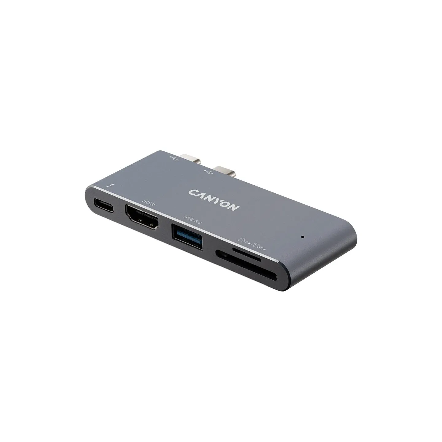 Canyon hub DS-5 5in1 Thunderbolt 3 4k Space Grey