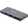 Canyon hub DS-5 5in1 Thunderbolt 3 4k Space Grey