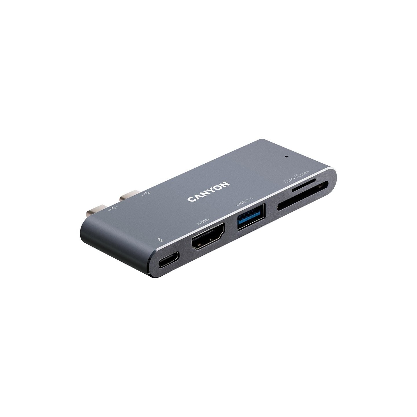 Canyon hub DS-5 5in1 Thunderbolt 3 4k Space Grey