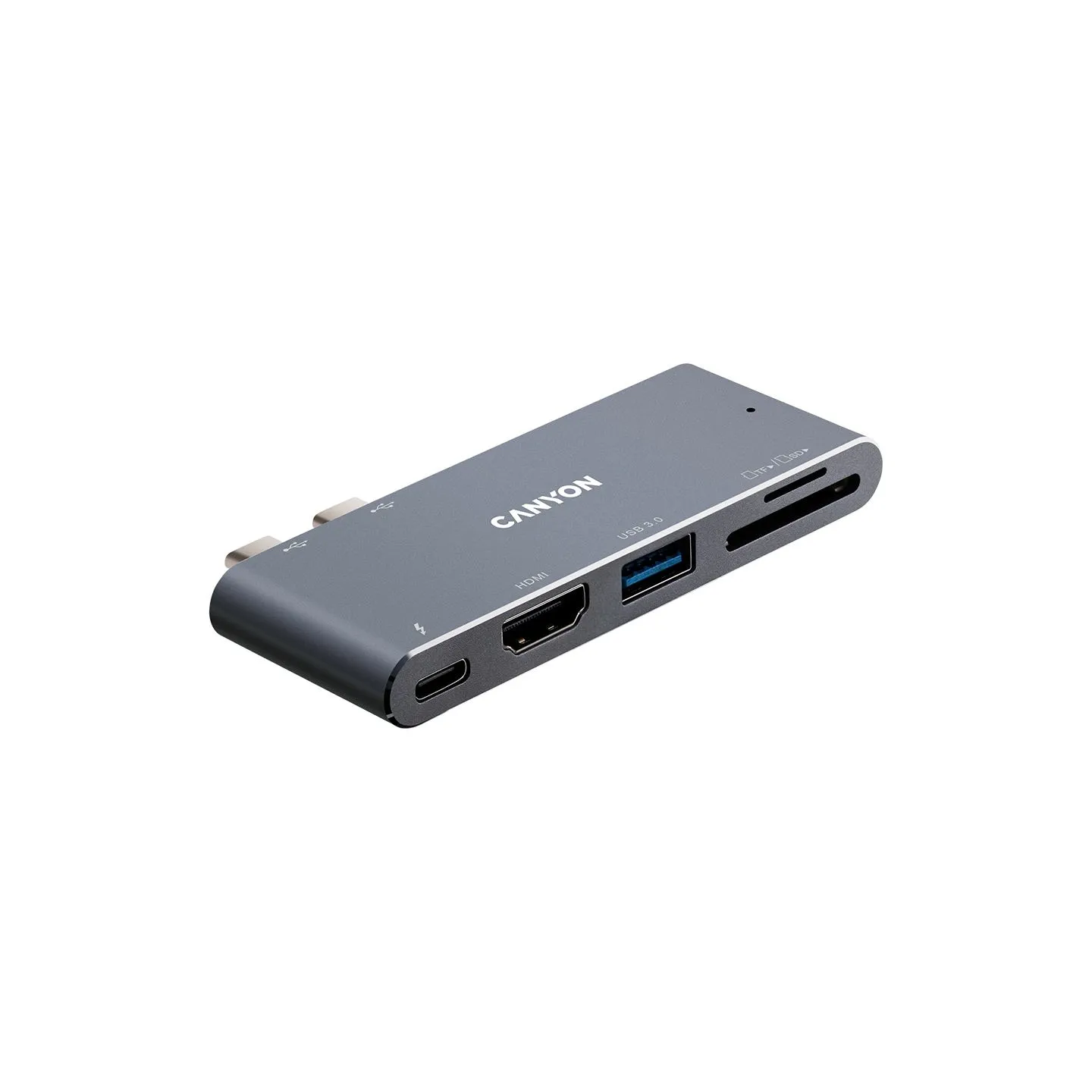 Canyon hub DS-5 5in1 Thunderbolt 3 4k Space Grey