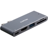 Canyon hub DS-5 5in1 Thunderbolt 3 4k Space Grey