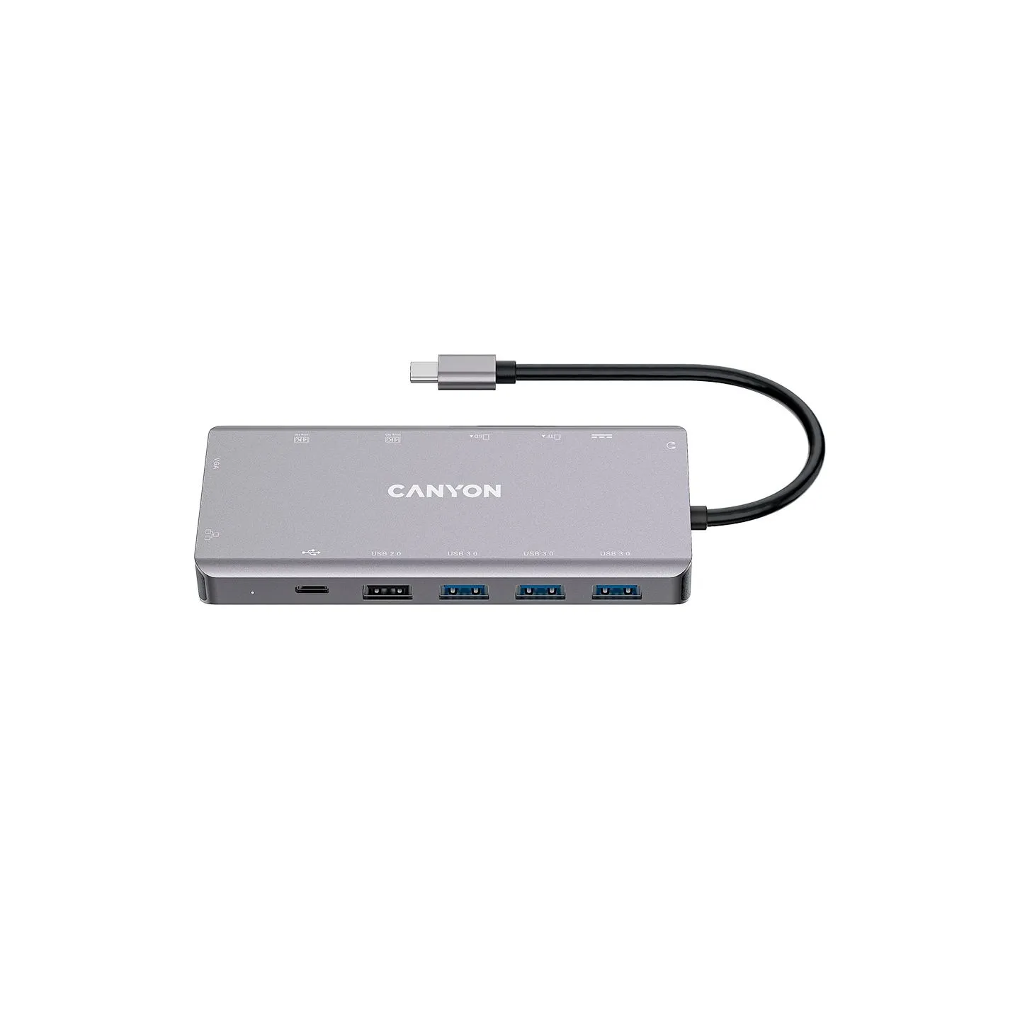 Canyon hub DS-12 13in1 4k USB-C Dark Grey