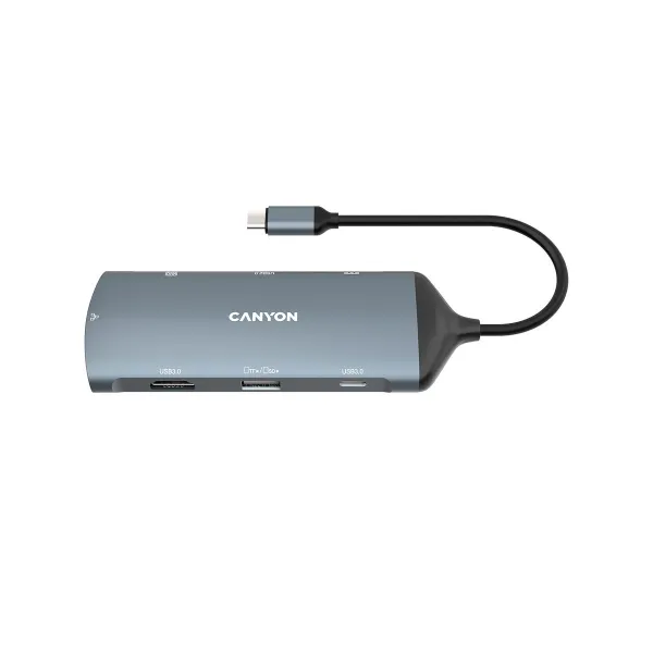 Canyon hub DS-15 8in1 4k USB-C Dark Grey