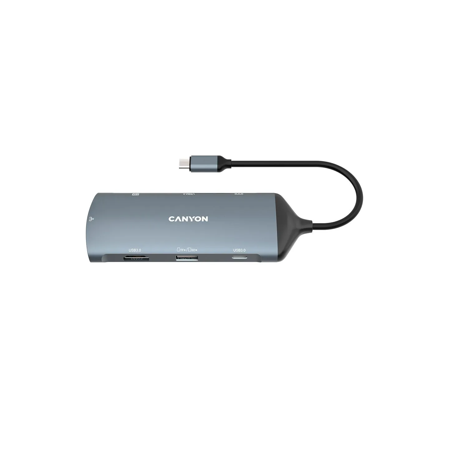 Canyon hub DS-15 8in1 4k USB-C Dark Grey
