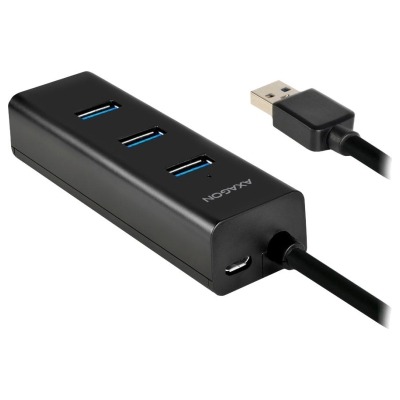 Axagon HUE-S2B 4x USB3.0 Charging Hub, MicroUSB Charging Connector