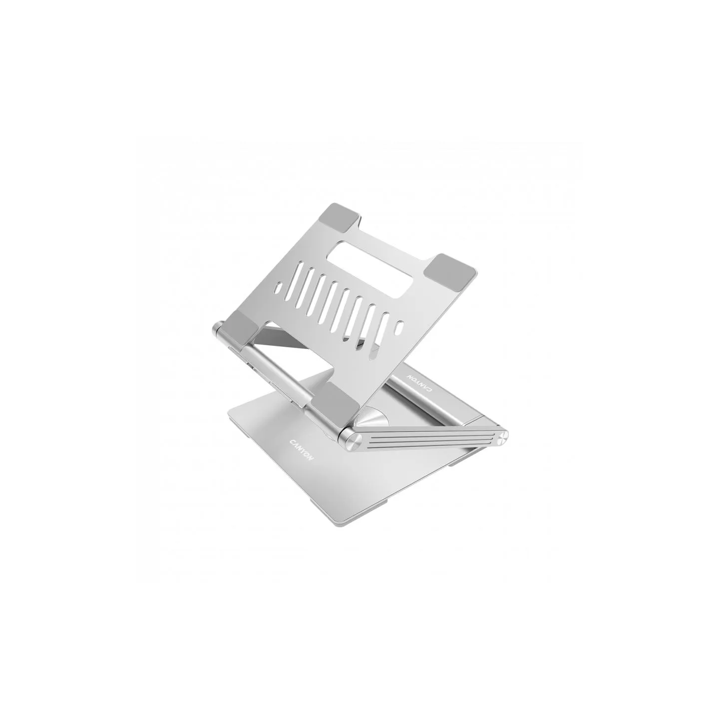 Canyon Laptop stands with hub, TYPE C F to HDMI2.0+2USB3.0+USBC3.0+RJ45+PD, TYEP C TO C cable 1m white with Emarker: HUSB332A, M