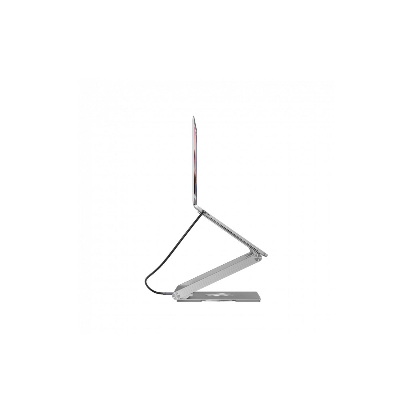 Canyon Laptop stands with hub, TYPE C F to HDMI2.0+2USB3.0+USBC3.0+RJ45+PD, TYEP C TO C cable 1m white with Emarker: HUSB332A, M
