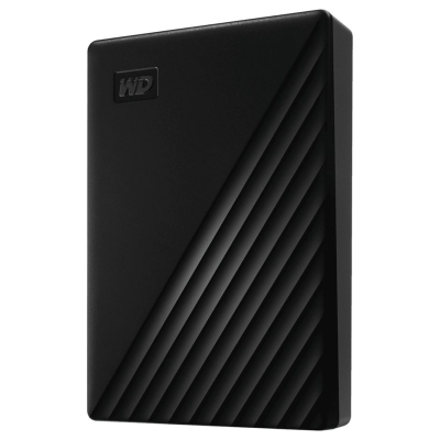 WD HDD External WD My Passport (5TB, USB 3.2) Black