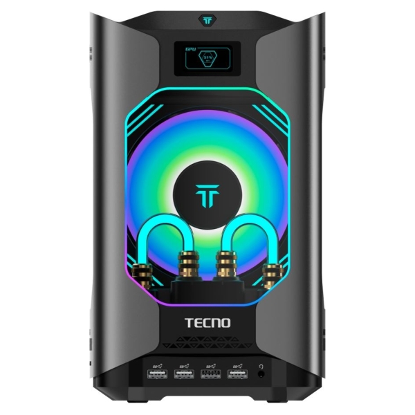 Tecno PC MEGAMINI GAMING G1 Intel i7-13620H DDR5 16Gb SSD 1Tb RTX4060 8Gb Water Cooling WiFi 6 BT 5.2 RJ45 2.5G 2xUSB 3.2 2xUSB 