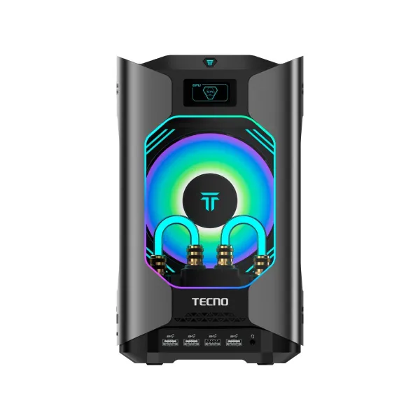 Tecno PC MEGAMINI GAMING G1 Intel i7-13620H DDR5 16Gb SSD 1Tb RTX4060 8Gb Water Cooling WiFi 6 BT 5.2 RJ45 2.5G 2xUSB 3.2 2xUSB 