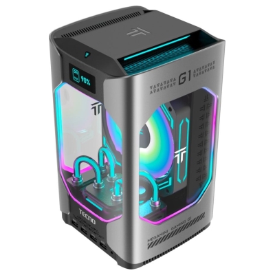 Tecno PC MEGAMINI GAMING G1 Intel i7-13620H DDR5 16Gb SSD 1Tb RTX4060 8Gb Water Cooling WiFi 6 BT 5.2 RJ45 2.5G 2xUSB 3.2 2xUSB 