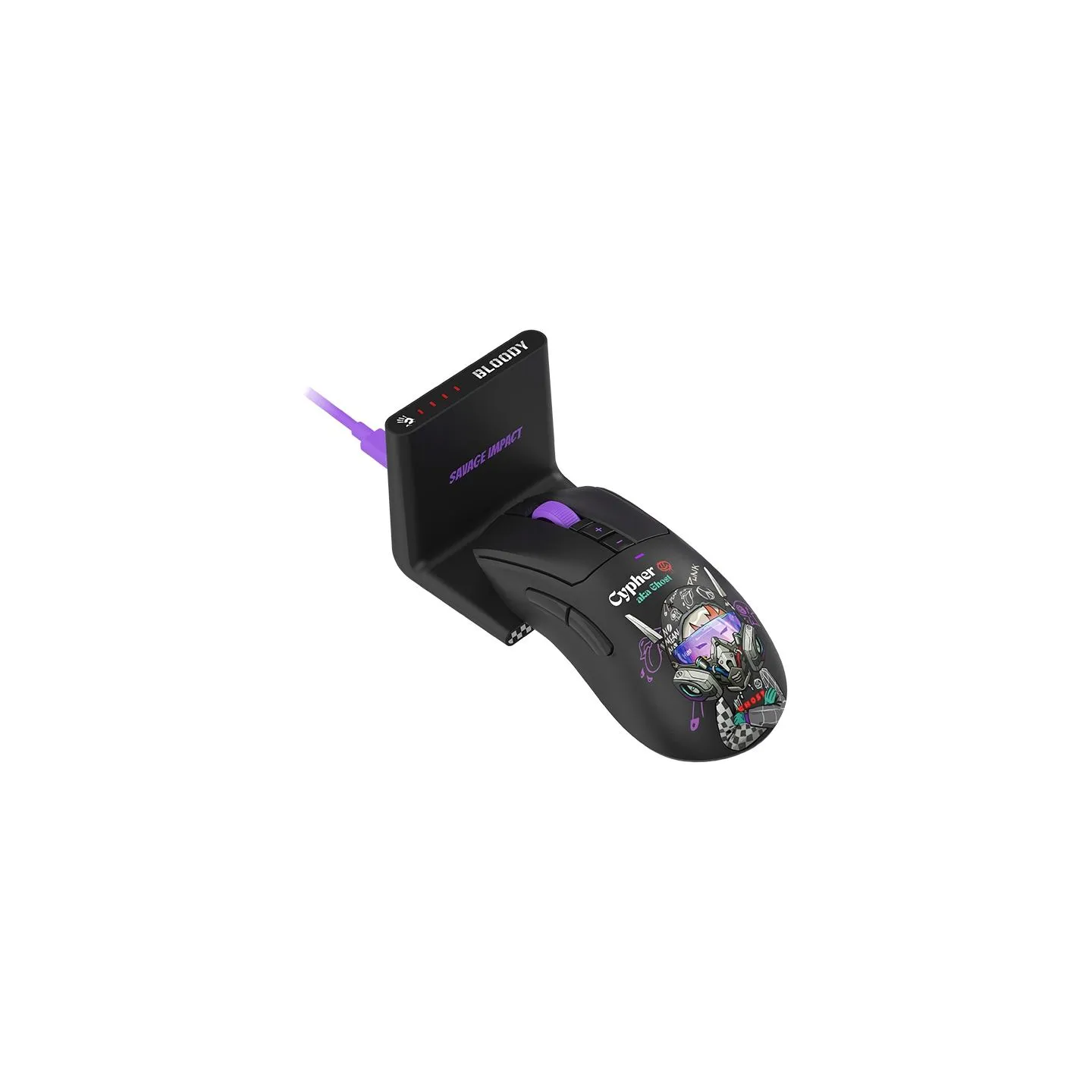 A4Tech 47744 Bloody R73 Ultra Duo Cypher Ghost