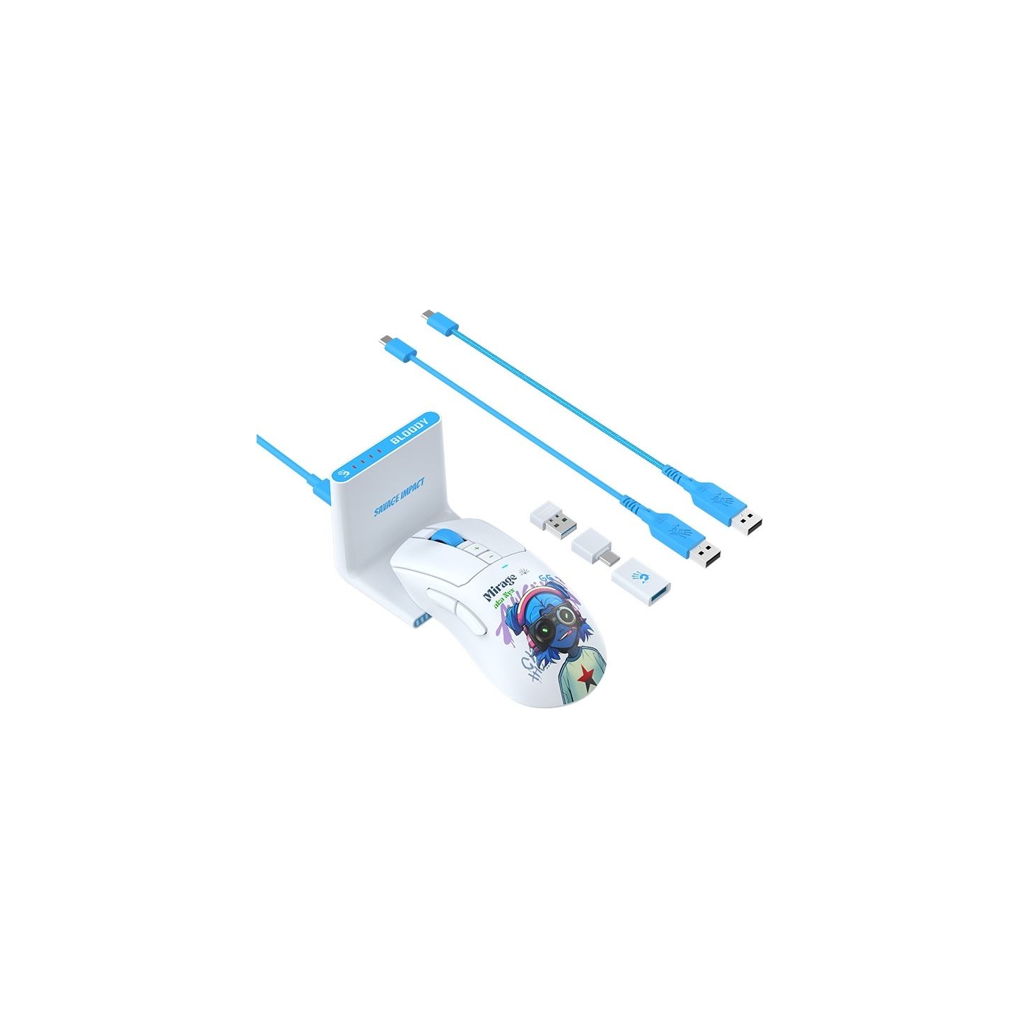 A4Tech Mouse BLOODY R73 ULTRA DUO WRLS
