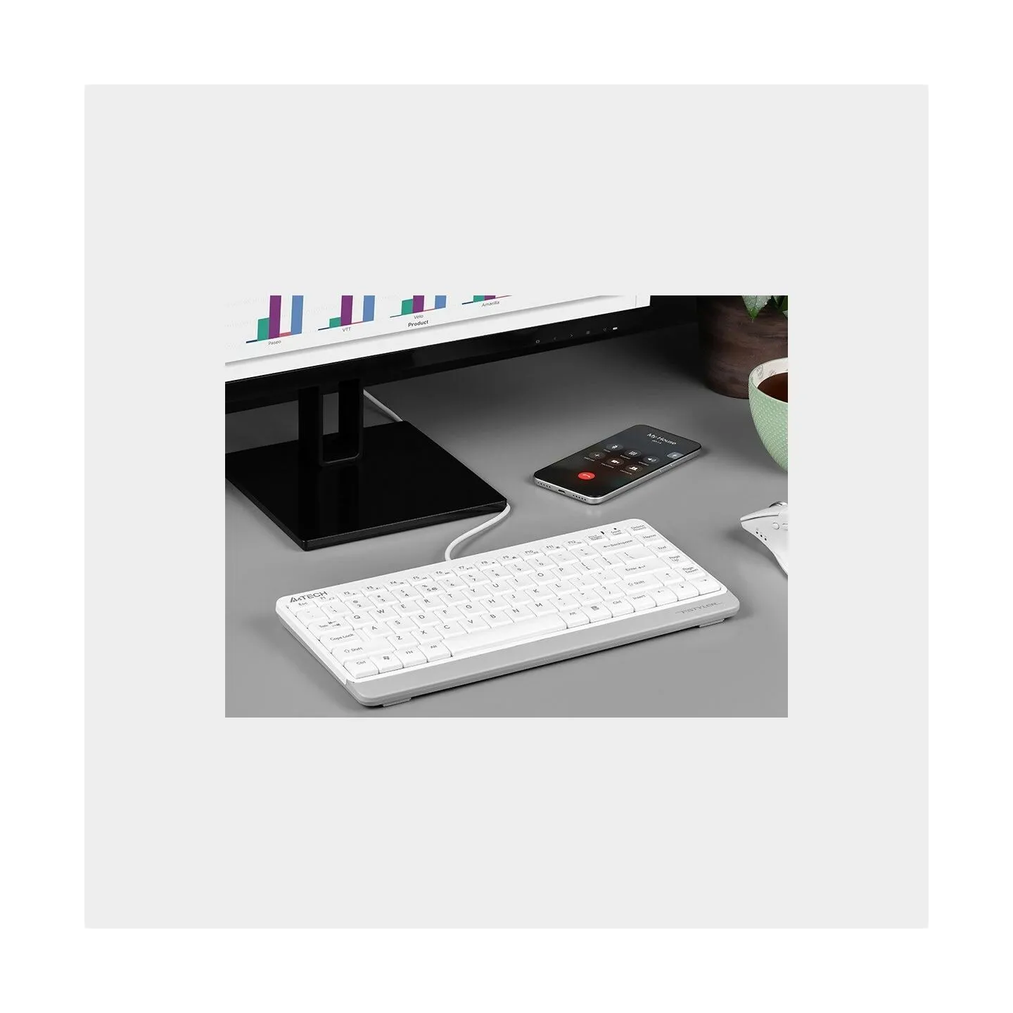 A4Tech 47119 FStyler FK11 White