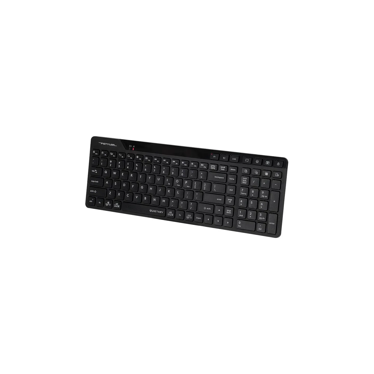 A4Tech 47726 Fstyler FBK27C AS 2.4 GHz+BT (Silent), Black
