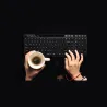 A4Tech 47726 Fstyler FBK27C AS 2.4 GHz+BT (Silent), Black