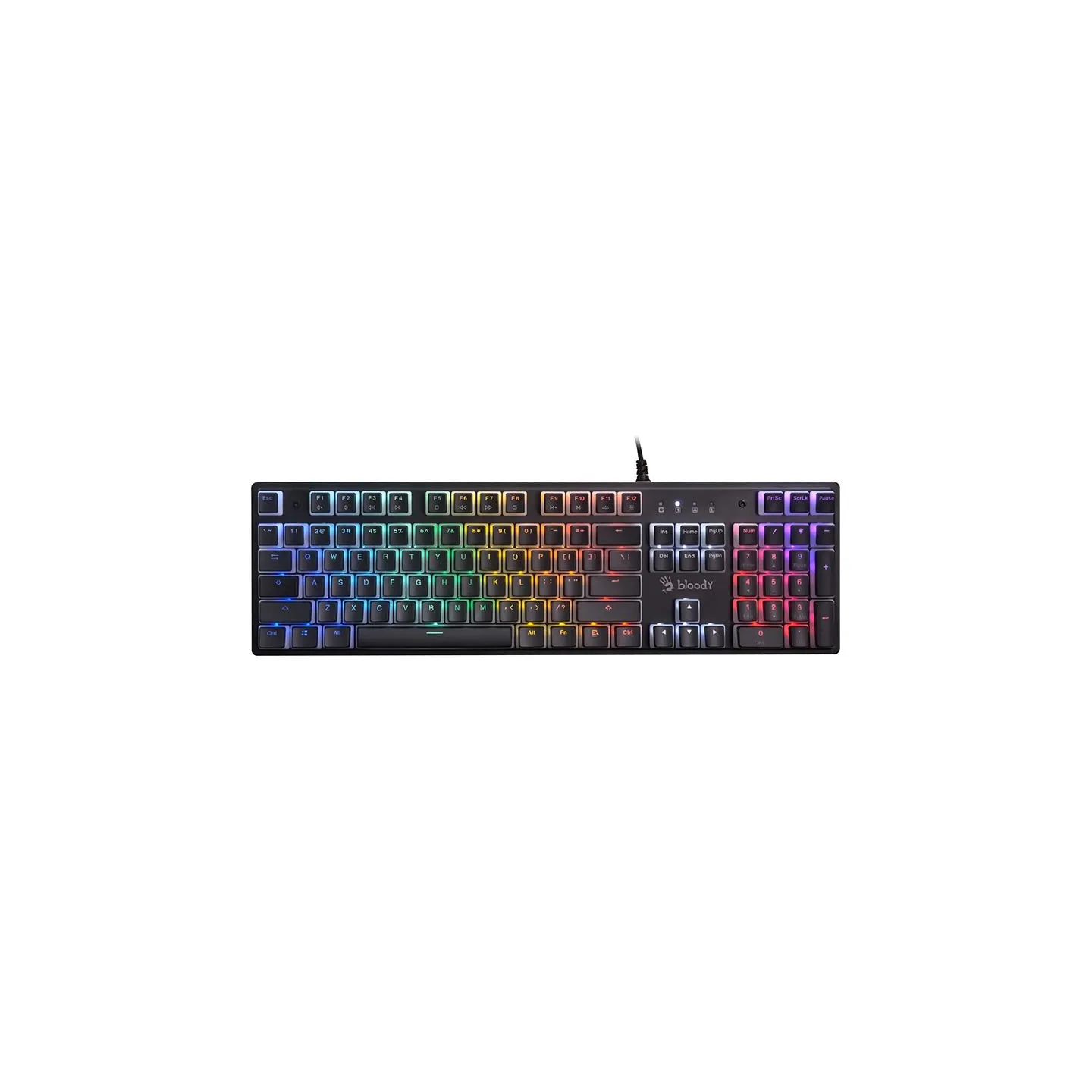 A4Tech 47788 Bloody S520N Mechanical Switch RGB Gaming Keyboard