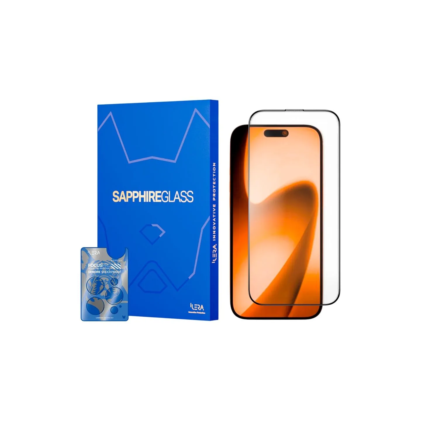 Ilera Sapphire Ultra Glass 2.0 for iPhone 17