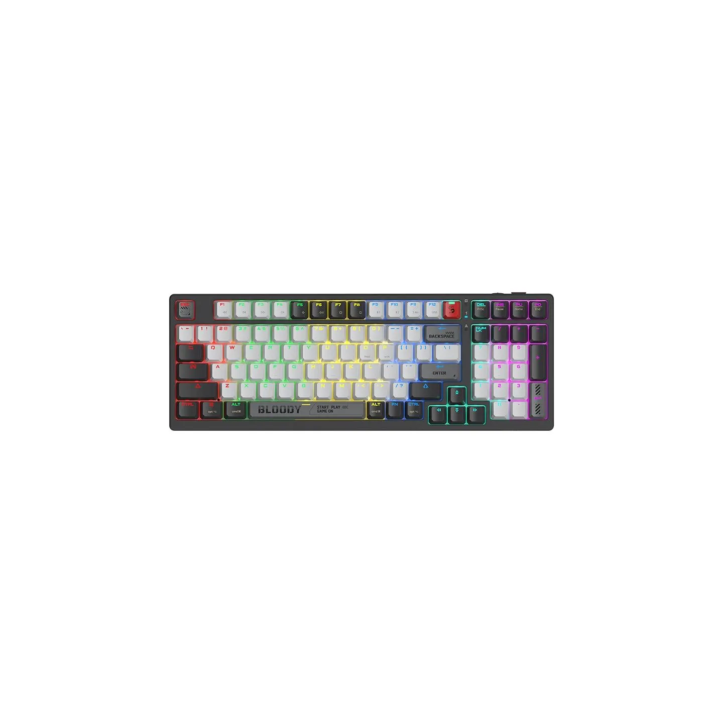 A4Tech 47735 Bloody WS98 Grey WRLS (BLMS RED Plus Switches)