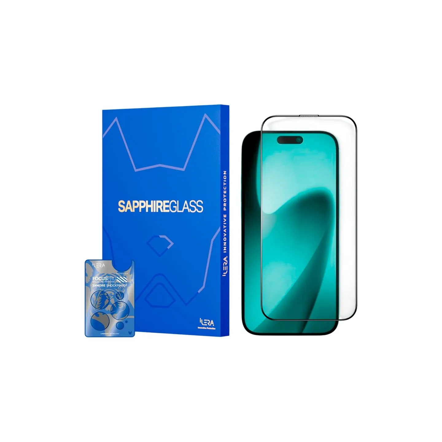 Ilera Sapphire Ultra Glass 2.0 for iPhone 17 Pro