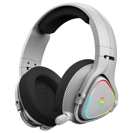 A4Tech 47752 Bloody MR710 RGB Gaming Wireless Headset, Grey