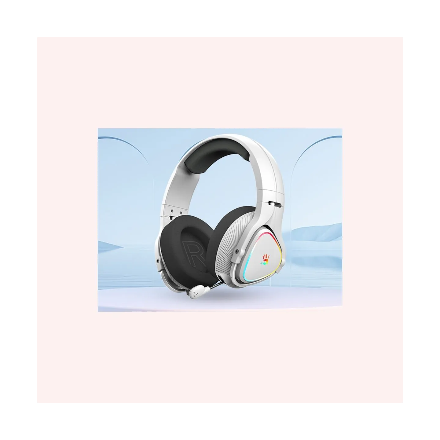 A4Tech 47752 Bloody MR710 RGB Gaming Wireless Headset, Grey