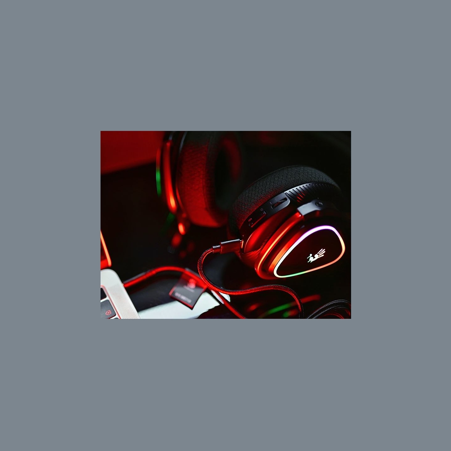 A4Tech 47751 Bloody MR710 RGB Gaming Wireless Headset, Black
