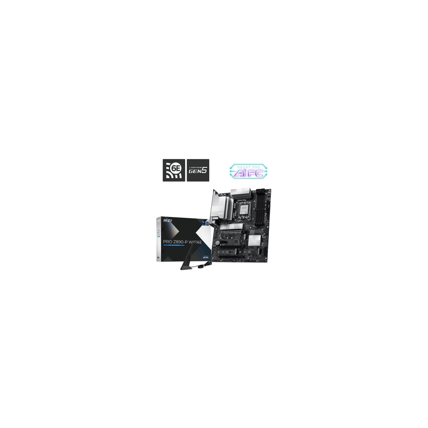 MSI Motherboard PRO Z890-P WIFI6E s1851 4DDR5 HDMI/DP ATX