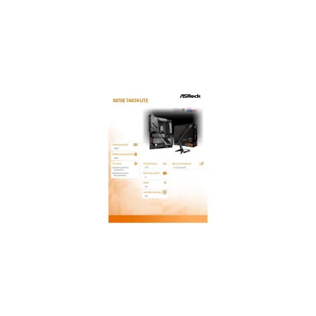 Asrock X870E TAICHI LITE AM5 4DDR5 M.2 EATX