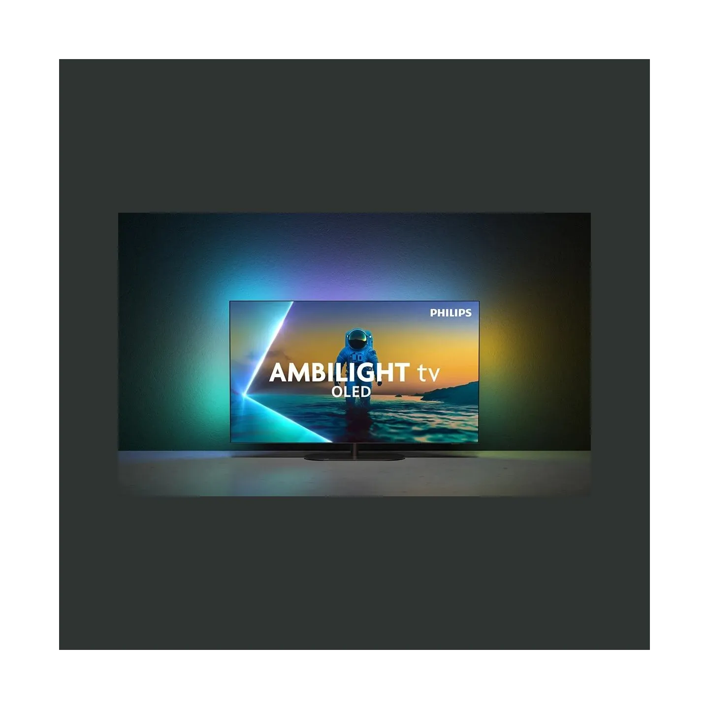 Philips OLED 4K Ambilight TV | 65OLED820/12 | 65 | Smart TV | Google TV | Grey