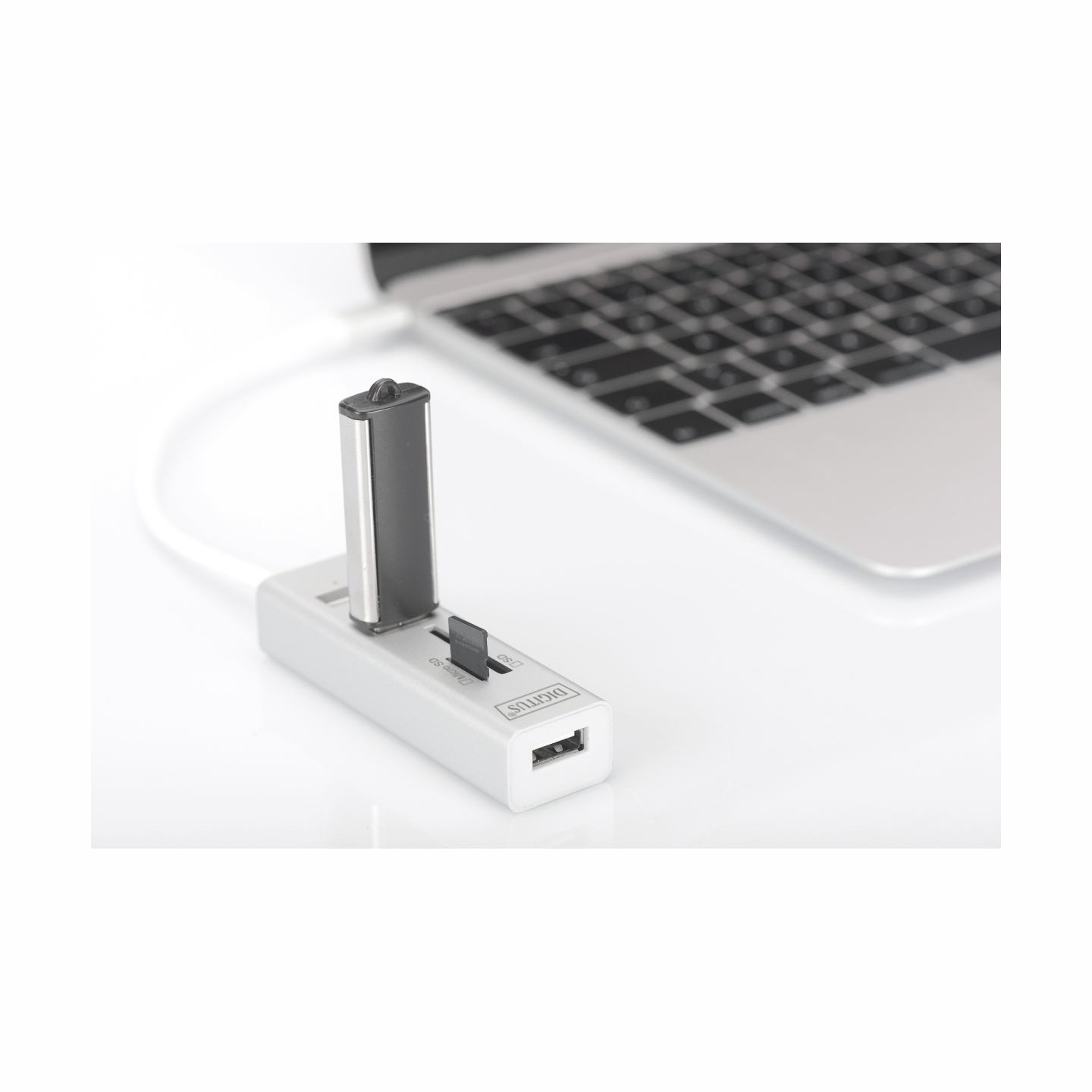 Digitus USB Type-C OTG 3-Port HUB and Card Reader | DA-70243
