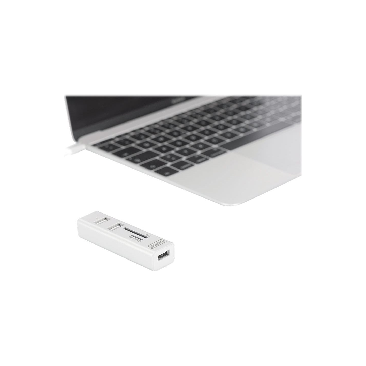 Digitus USB Type-C OTG 3-Port HUB and Card Reader | DA-70243