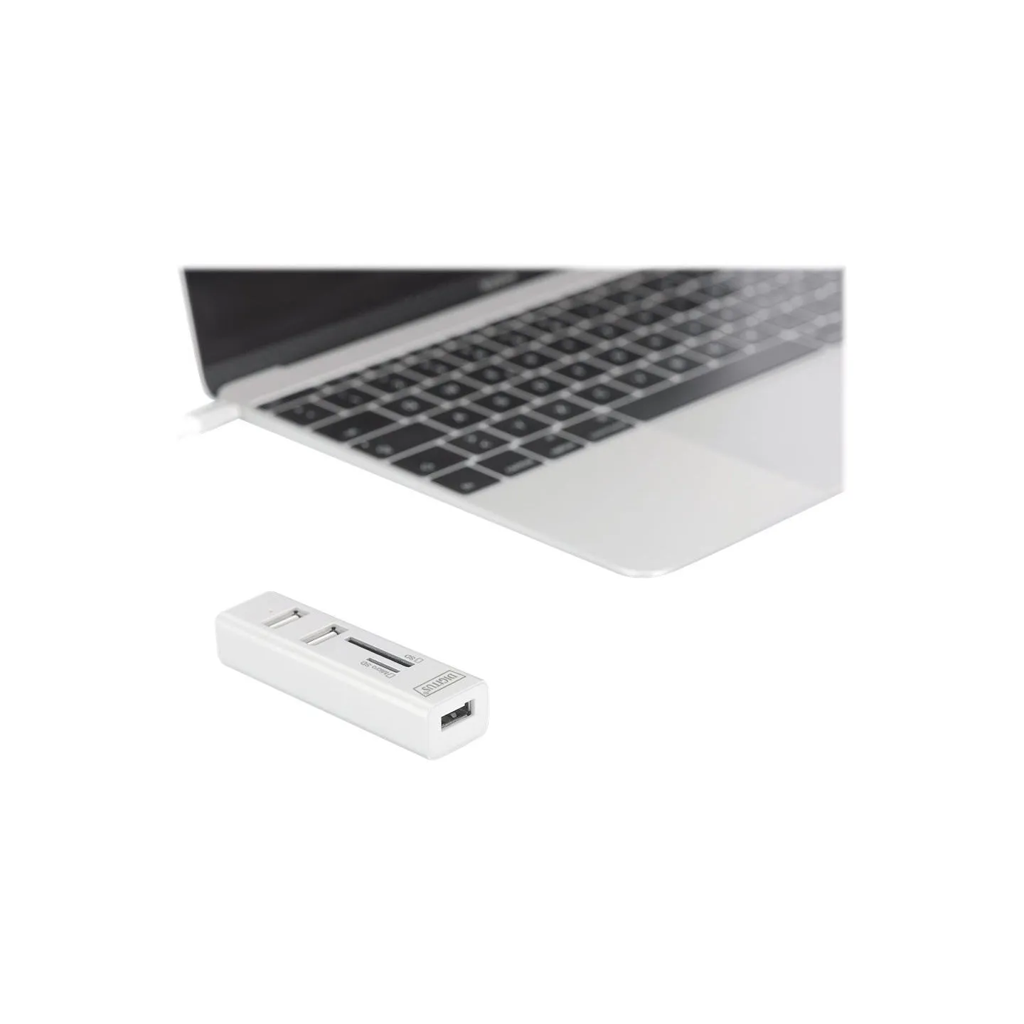 Digitus USB Type-C OTG 3-Port HUB and Card Reader | DA-70243