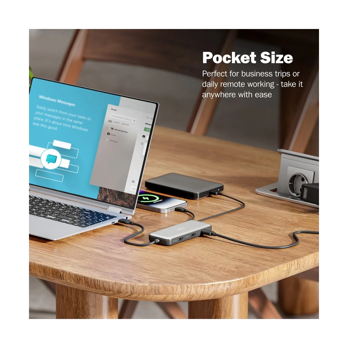 Digitus USB-C docking station, 8-port | DA-70915 | Ethernet LAN (RJ-45) ports 1 | HDMI ports quantity 2
