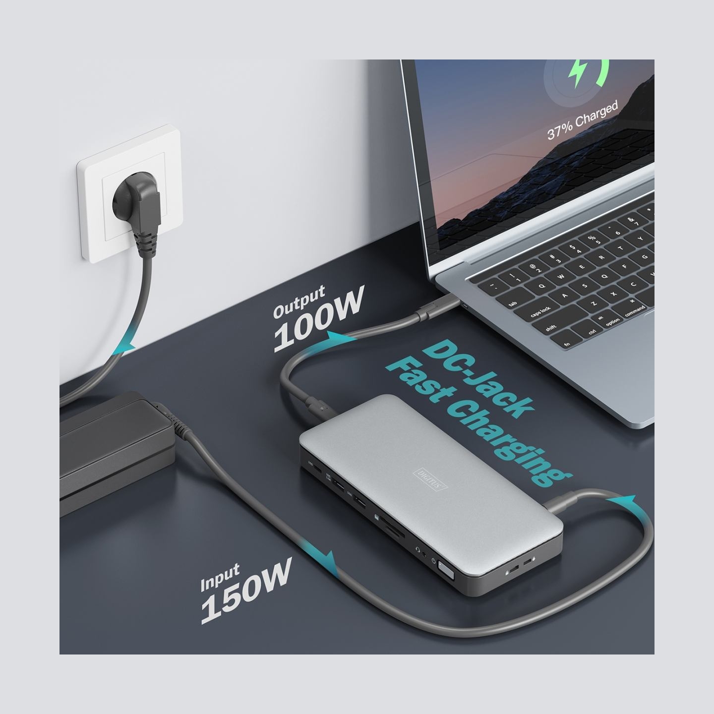 Digitus USB-C Docking Station, 11-port | DA-70917 | HDMI ports quantity 2 | Ethernet LAN