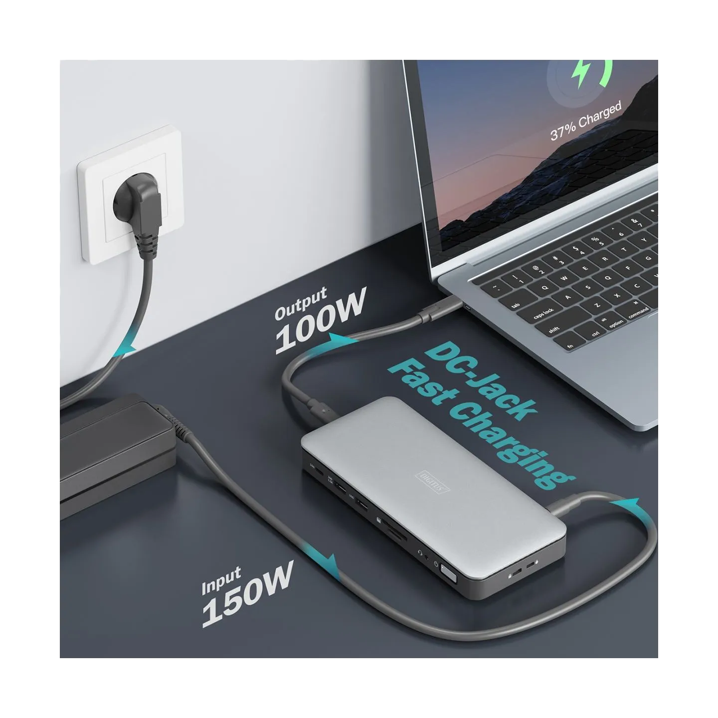 Digitus USB-C Docking Station, 11-port | DA-70917 | HDMI ports quantity 2 | Ethernet LAN