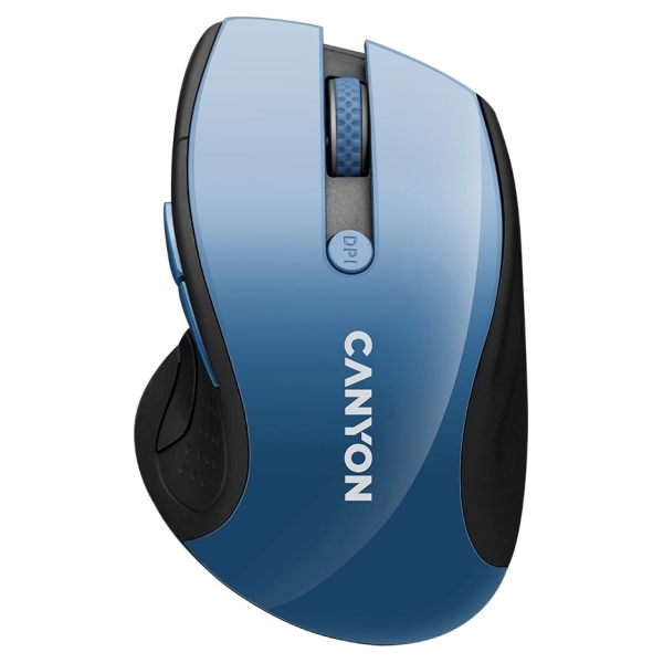 Canyon mouse MW-01 BlueLED Wireless Blue Grey