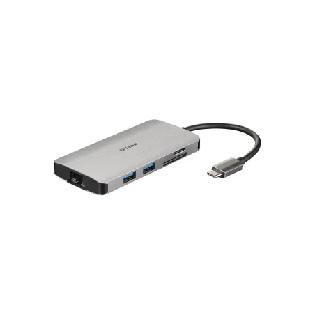D-Link | 8-in-1 USB-C Hub with HDMI/Ethernet/Card Reader/Power Delivery | DUB-M810 | USB hub | USB Type-C