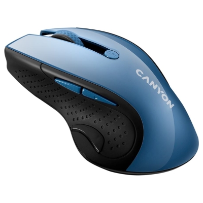 Canyon mouse MW-01 BlueLED Wireless Blue Grey
