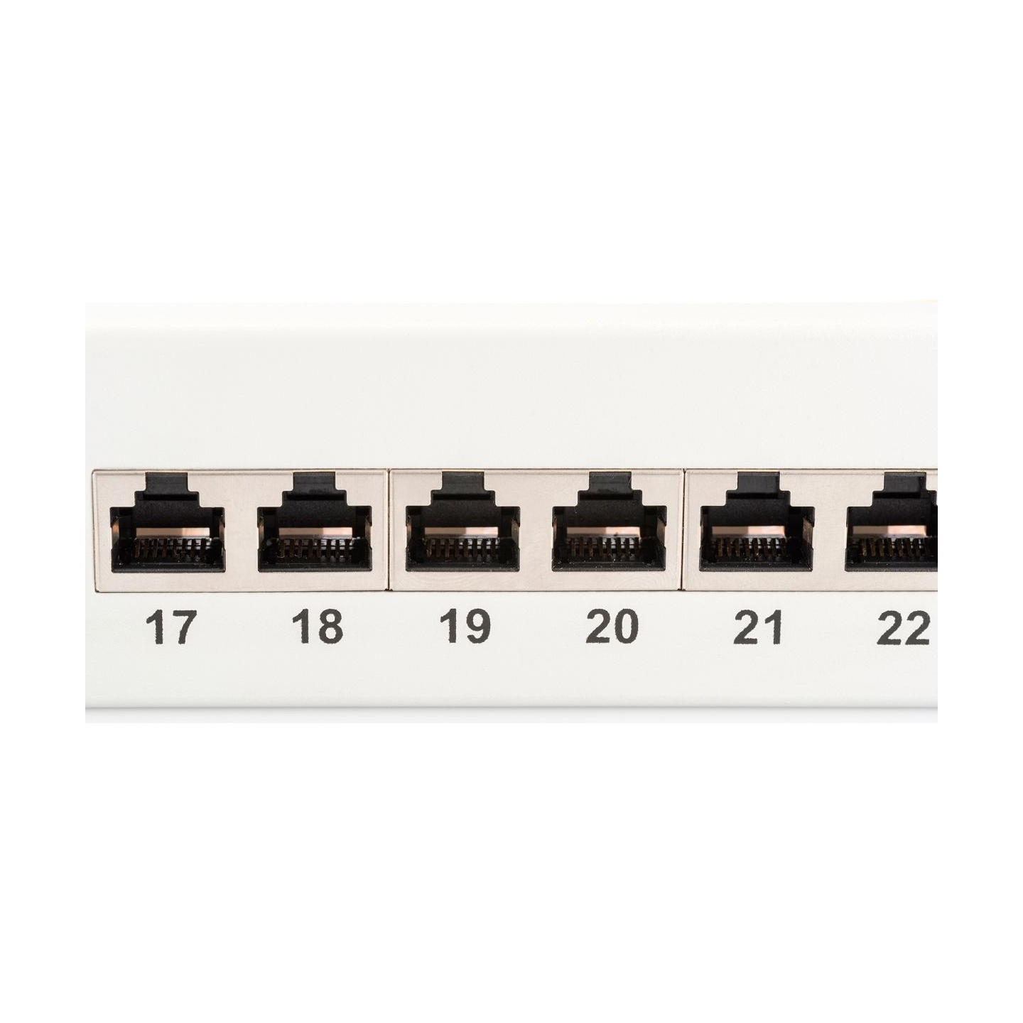 Digitus | Patch Panel | DN-91624S | Category: CAT 6; Ports: 24 x RJ45; Retention strength: 7.7 kg; Insertion force: 30N max | 48