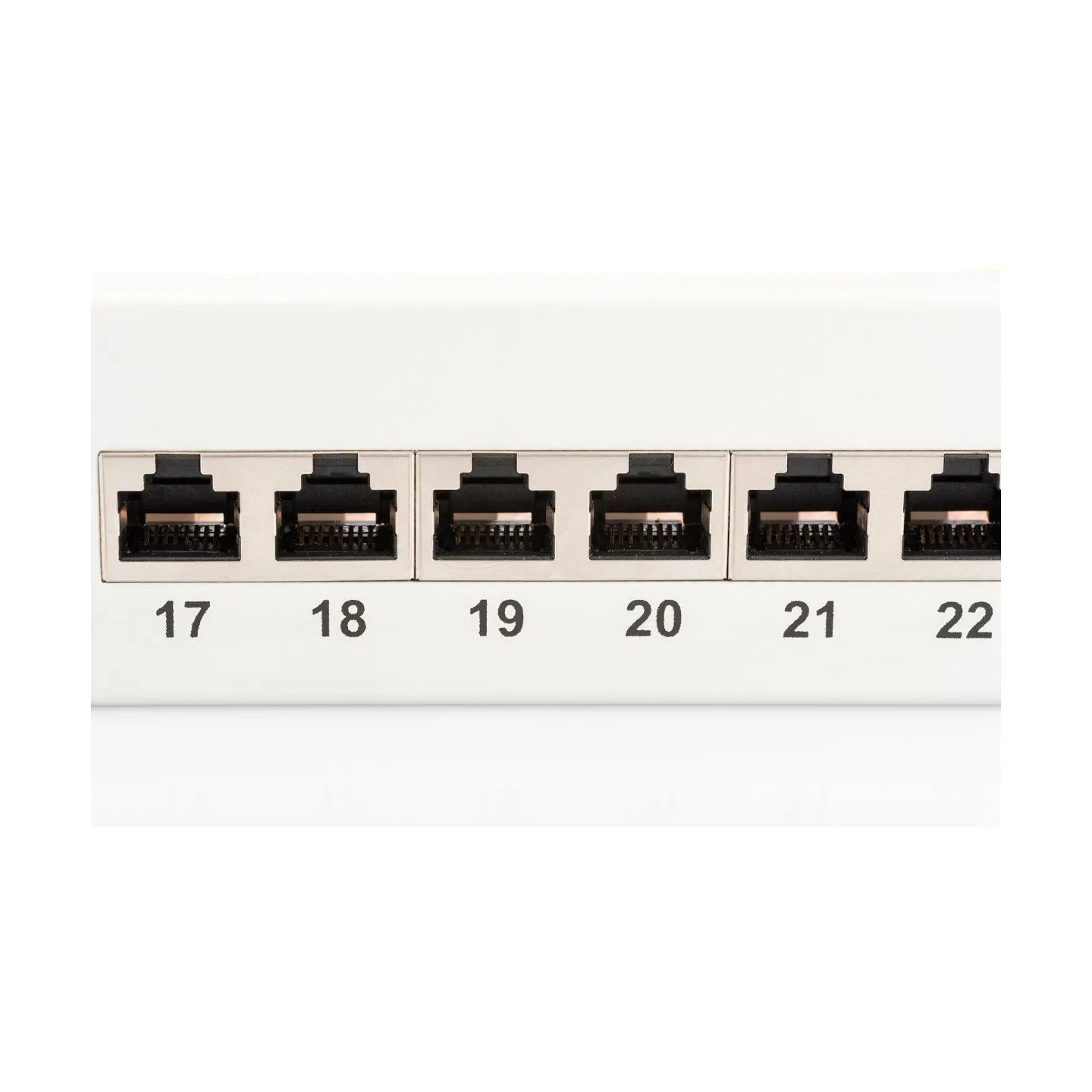 Digitus | Patch Panel | DN-91624S | Category: CAT 6; Ports: 24 x RJ45; Retention strength: 7.7 kg; Insertion force: 30N max | 48