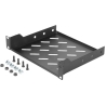 Digitus | 1U fixed shelf | DN-10-TRAY-2-B | Perfect for storage of components which are not 254 mm (10") suitable. Slim design w