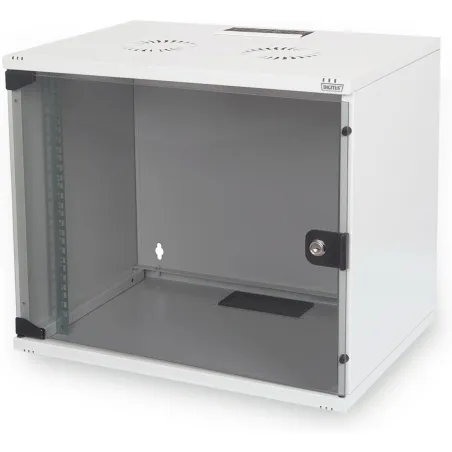 Digitus | 7U wall mounting cabinet | DN-19 07U-S-1 | Safety class rating IP20. Lockable safety-glass door. 200° door opening ang