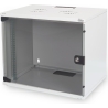 Digitus | 7U wall mounting cabinet | DN-19 07U-S-1 | Safety class rating IP20. Lockable safety-glass door. 200° door opening ang