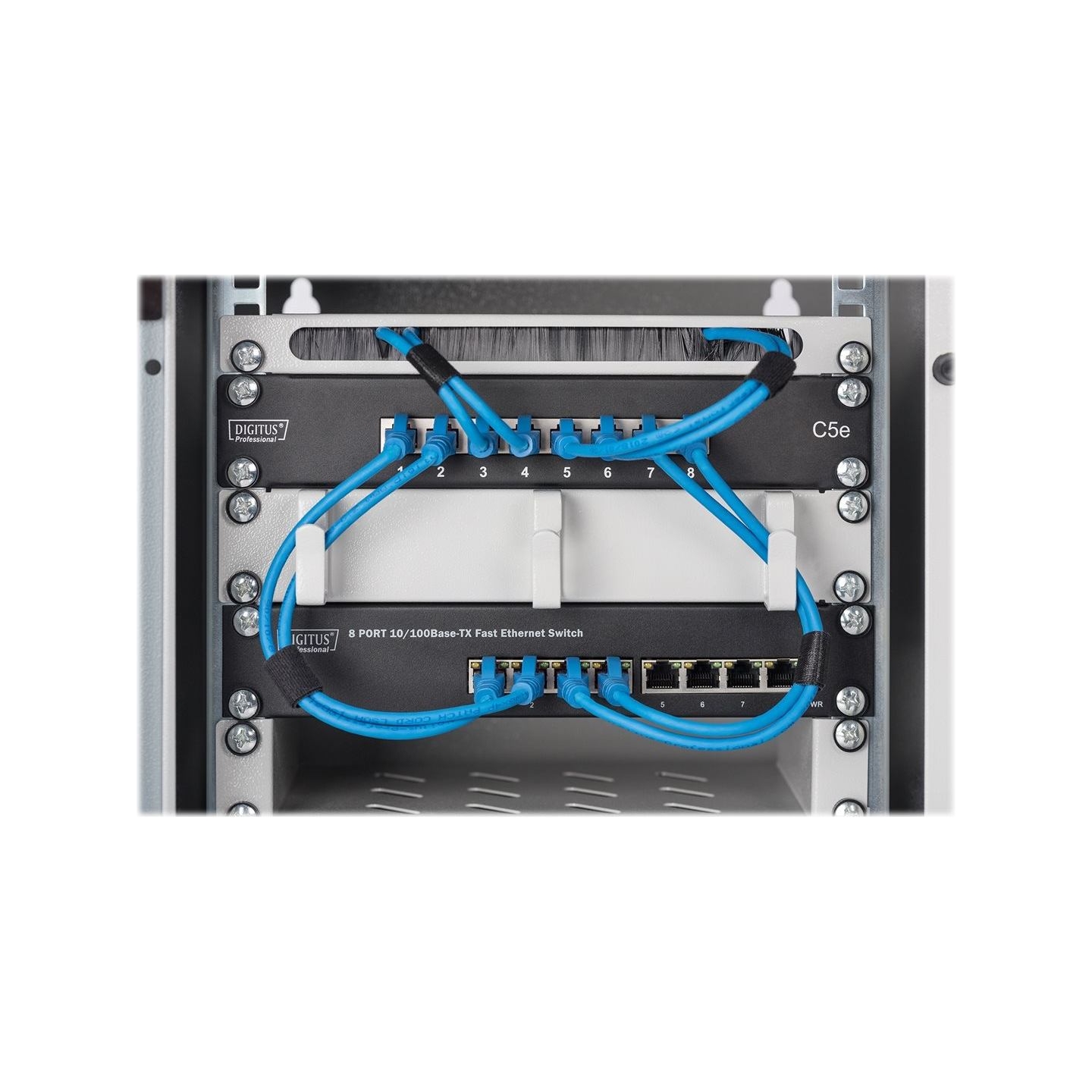 Digitus Wall-mounted housing 254 mm (10") | DN-10-09U | 31.2 x 30 cm | Grey